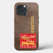 16e eeuw Mythische creaties Decoratief Kapitaal K Case-Mate iPhone Case (Achterkant)