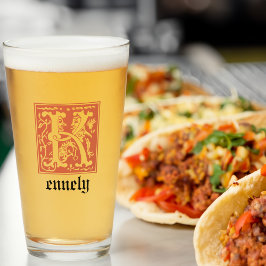 16e eeuw Mythische creaties Decoratief Kapitaal K Glas