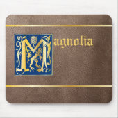 16e eeuw Mythische creaties Decoratief Kapitaal M Muismat (Voorkant)