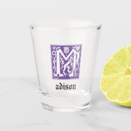 16e eeuw Mythische creaties Decoratief Kapitaal M Shot Glas