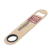 16e eeuw Mythische creaties Decoratief Kapitaal M Speed Flessenopener (Voorkant Gekanteld)