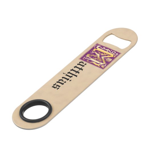 16e eeuw Mythische creaties Decoratief Kapitaal M Speed Flessenopener (Achterkant Gekanteld)