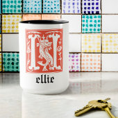 16e eeuw Mythische creaties Decoratief Kapitaal N Mok