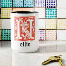 16e eeuw Mythische creaties Decoratief Kapitaal N