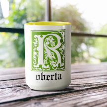 16e eeuw Mythische creaties Decoratief Kapitaal R