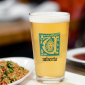 16e eeuw Mythische creaties Decoratief Kapitaal U Glas