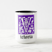 16e eeuw Mythische creaties Decoratief Kapitaal V Mok (Midden)