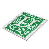 16e eeuw Mythische creaties Decoratief Kapitaal Y Tegeltje (Zijkant)