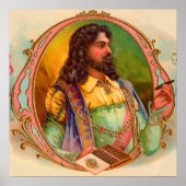 16e eeuw sigarenroker poster (Voorkant)