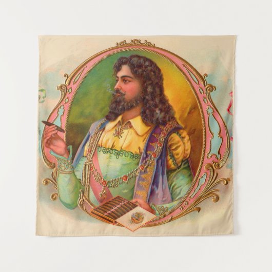 16e eeuw sigarenroker wandkleed (Voorkant)