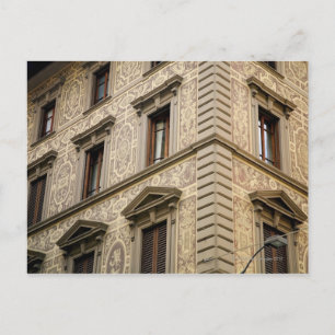 16e-eeuws palazzo met  , Florence, Briefkaart