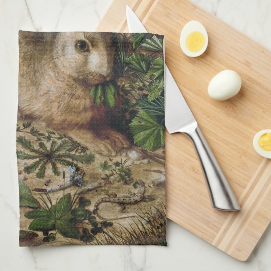 16e-eeuwse boskunst theedoek (Quarter Fold)