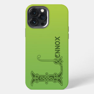 16e-eeuwse Keltische knoop decoratieve hoofdletter iPhone 13 Pro Max Hoesje