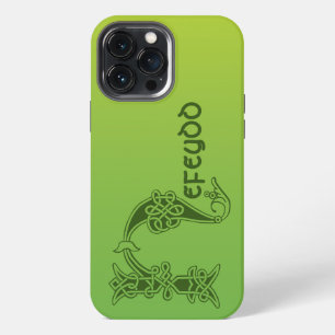 16e-eeuwse Keltische Knoop Versierde Hoofdletter H iPhone 13 Pro Max Hoesje
