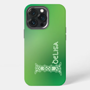 16e-eeuwse Keltische Knoop Versierde Hoofdletter I iPhone 13 Pro Hoesje