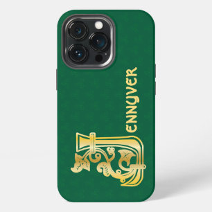 16e-eeuwse Keltische Knoop Versierde Hoofdletter J iPhone 13 Pro Hoesje