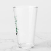 16e-eeuwse Keltische Knoop Versierde Hoofdletter L Glas (Links)