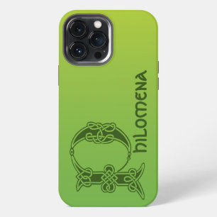 16e-eeuwse Keltische Knoop Versierde Hoofdletter P iPhone 13 Pro Max Hoesje