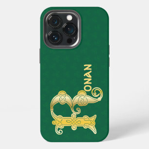 16e-eeuwse Keltische Knoop Versierde Hoofdletter R iPhone 13 Pro Hoesje