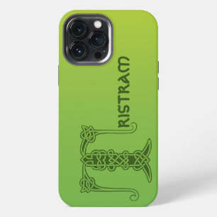 16e-eeuwse Keltische Knoop Versierde Hoofdletter T iPhone 13 Pro Max Hoesje