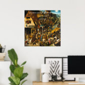 16e-eeuwse Nederlandse Schilderkunst & Bekende Spr Poster (Thuiskantoor)