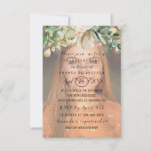 16e foto bloemen Gold Spark Girly Kaart (Voorkant)