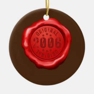 16e geboorte-kind-meisje 2006 16 jaar keramisch ornament