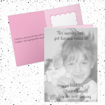 16e geweldige naam roze verjaardagsfoto