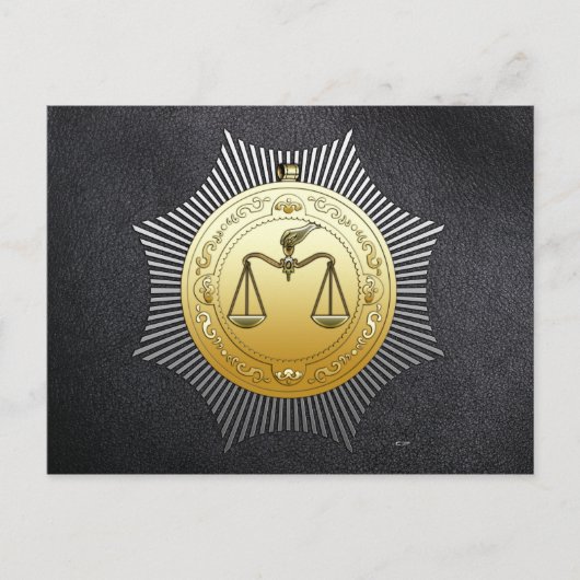16e graad: Prins van Jeruzalem Briefkaart (Voorkant)