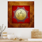 16e graad: Prins van Jeruzalem Poster (Keuken)