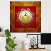 16e graad: Prins van Jeruzalem Poster (Thuiskantoor)