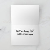 **16e*** GROTE DAG **HOE WAT?** Kaart (Binnen)