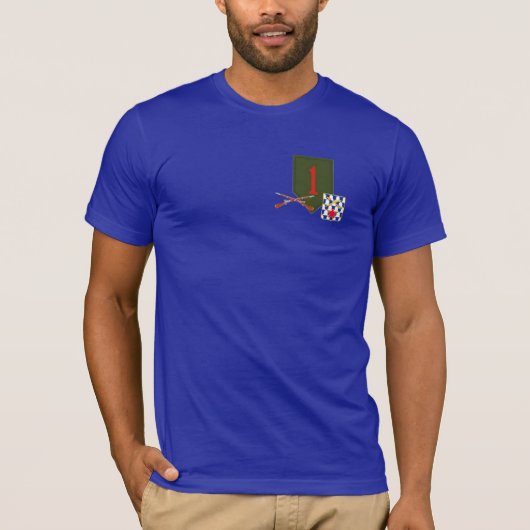 16e infanterie 1e infanteriediv T-Shirt (Voorkant)