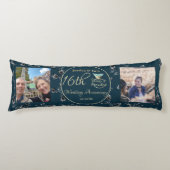 16e Jubileum 2 Foto's Silvery Roos Lichaamskussen (Voorkant)