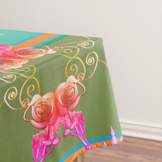 16e Jubileum kaarsen & Statice tafelkleed (Voorbeeld)