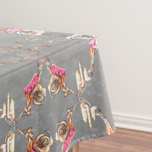 16e Jubileum-kaarsen voor bruiloft en stroommoft Tafelkleed (Voorbeeld)