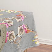 16e Jubileum-kaarsen voor bruiloft en stroommoft Tafelkleed (Voorbeeld)