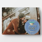 16e Jubileum voor weddenschappen Peridot Ring Plaq Fotoplaat (voorkant)