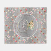 16e Jubileum-wasstraat voor bruiloft, peridot & sa Fleece Deken (Voorkant (Horizontaal))