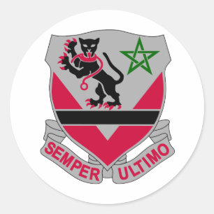 16e Legeringenieursbataljon Militair Ronde Sticker