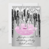 16e lips zwarte roze zwarte druppelaar kaart (Voorkant)