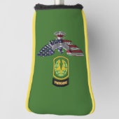 16e Militaire Politie Brigade-Airborne Eagle Golfheadcover (Draai 90)