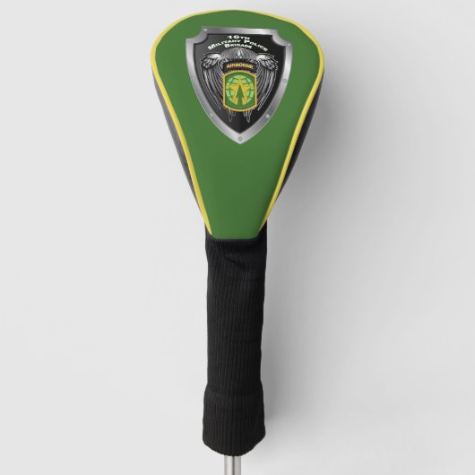 16e Militaire Politie Brigade-Airborne Schild Golfheadcover (Voorkant)