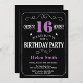 16e Paars- en zwarte moederbord Kaart (Voorkant / Achterkant)