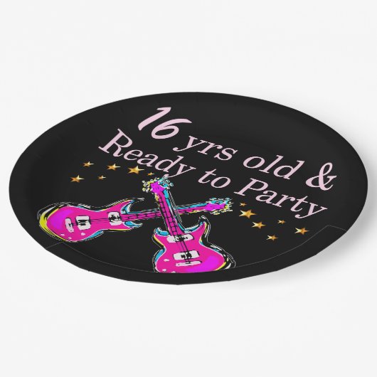 16E ROCKSTER PAPIEREN BORDJE (Gekanteld)