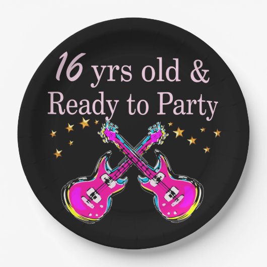 16E ROCKSTER PAPIEREN BORDJE (Voorkant)