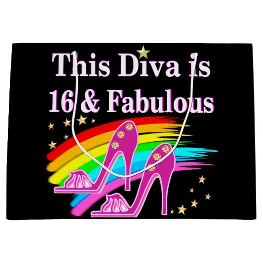 16E ROZE SCHOENENKONINGIN LARGE CADEAUTASJE (Voorkant)