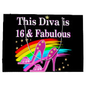 16E ROZE SCHOENENKONINGIN LARGE CADEAUTASJE (Achterkant)