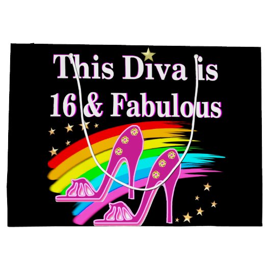 16E ROZE SCHOENENKONINGIN LARGE CADEAUTASJE (Achterkant)