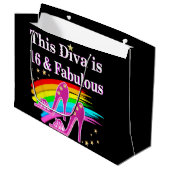 16E ROZE SCHOENENKONINGIN LARGE CADEAUTASJE (Voorkant Gekanteld)